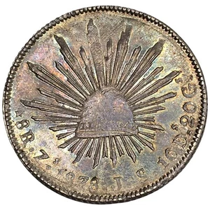 MEXICO. 8 REALES. 1878 - ZACATECAS. J.S. - Picture 1 of 2