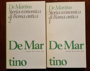 C14662-DE MARTINO, STORIA ECONOMICA DI ROMA ANTICA, VOL.1-2, ED. LA NUOVA ITALIA - Imagen 1 de 5
