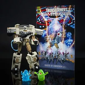 Ghostbusters ECTO-1 Autobot Ectotron Transformers 18 cm Action Figur Hasbro - Bild 1 von 9