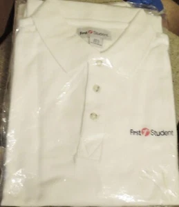 First Student Bus Company Polo Shirts for men XL New in Orig package - Picture 1 of 4