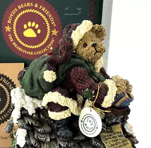 Boyds Bears Klaus Jinglebear Music Box Christmas is Coming Bearsone Works Tested - Picture 1 of 12