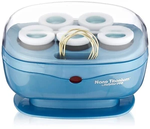 Rizadores de cabello Nano Titanium de Babyliss Pro Salón 5 rizadores flocados grandes - Imagen 1 de 9
