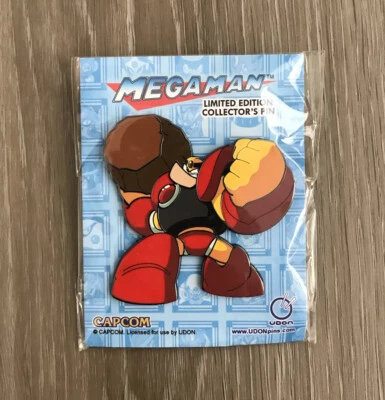 SDCC 2023 Guts Man Exclusive Limited Edition Enamel Pin Capcom Mega Man Rockman - Image 1 of 4