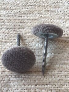 Grey Pimlico Chenille Velvet 30L/19mm Top & 25mm Nail Upholstery Buttons