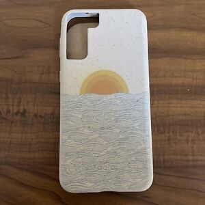 NEW Pela Waste Free Biodegradable Phone Case Sun Ocean Samsung S21 Plus 6.5” x3
