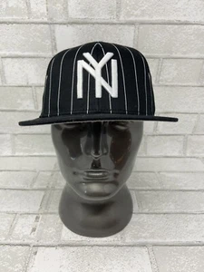 New York Black Yankees Hat American Needle Pinstripes New With Tags - Picture 1 of 8
