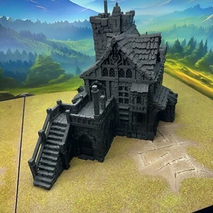 The Knights Inn, Miniature terrain scenery 28mm, Old world, Mordheim - Picture 1 of 14