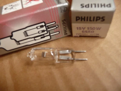Projector bulb lamp A1/234 15V 150W G6.35 -15 type 6550 PN 200 BRJ EVB  ..... 14 - Image 1 of 2
