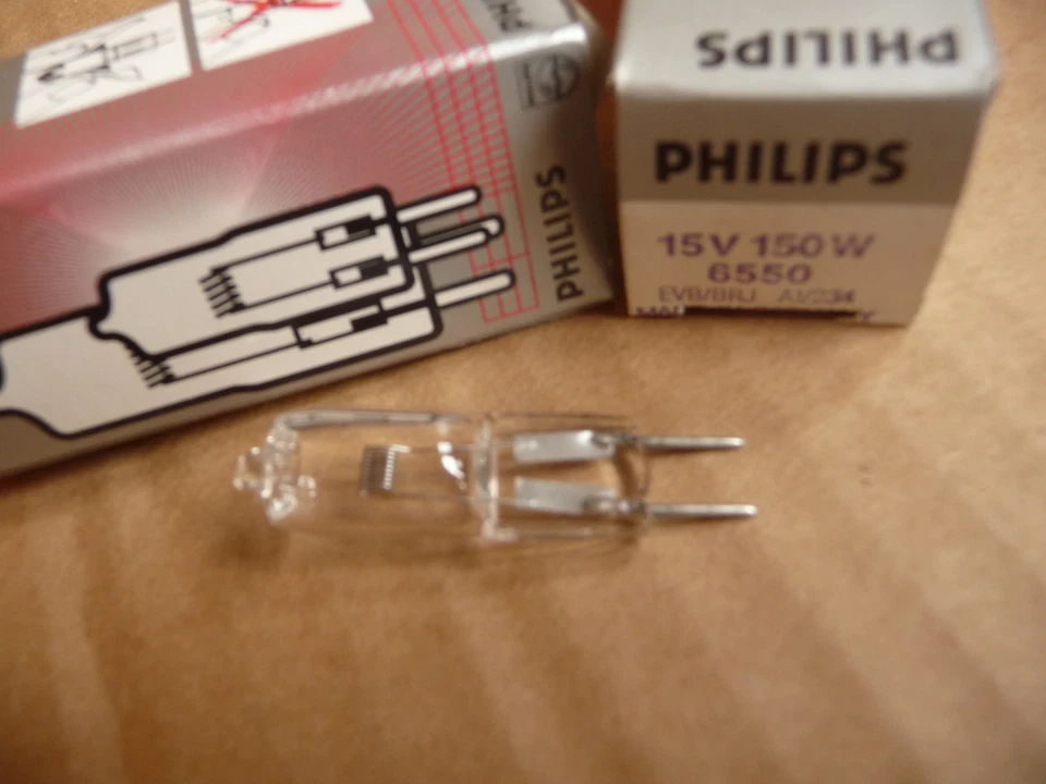 Projector bulb lamp A1/234 15V 150W G6.35 -15 type 6550 PN 200 BRJ EVB  ..... 14 - Image 1 of 2