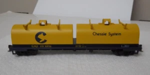 Atlas N scale 48' cushion coil car Chessie C&O 306896 - Picture 1 of 3