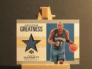 2002-03 UD Authentics Uniform Greatness #KGU Kevin Garnett - Imagen 1 de 1