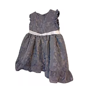 Vestido de fiesta Pennelope Mackey talla 12 M niñas ocasión especial con volantes - Imagen 1 de 8