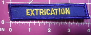 Vintage EXTRICATION (Hurst tool/Jaws of Life) rocker patch - Picture 1 of 4