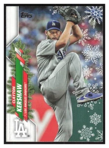2020 Topps Holiday #HW82a Clayton Kershaw - Picture 1 of 2