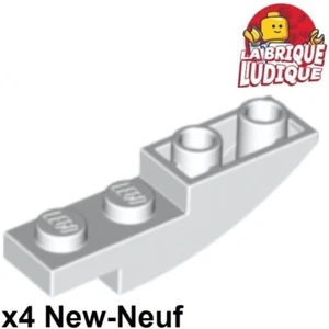 LEGO 4x Slope Curved Slope Gewölbt Inverted 4x1 Weiß/White 13547 Neu - Picture 1 of 1