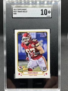 2013 Topps Magic Travis Kelce SP Mini #327 SGC 10 RC - Picture 1 of 2