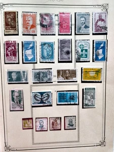(A410-HEI) Timbres Brésil un lot ensemble neuf et Oblitéré x 10 pages - Picture 1 of 11