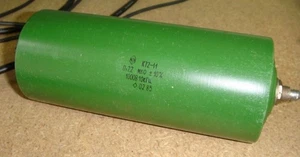 K72-11 Audio Teflon Capacitors 0.22uF 1000V Lot of 2 pcs - Picture 1 of 1