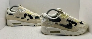 Nike Air Max 90 Futura Shoes Sneakers Suede Cow Print FN7170-133 Women’s Size 8 - Picture 1 of 11