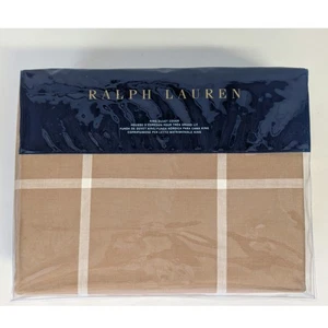 Neu Ralph Lauren Modern Reitsport Fensterscheibe King Bettbezug Camel Kaschmir - Bild 1 von 5