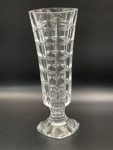 Vintage Cristal d'Arques 24% Lead Crystal Bud Vase 9½″. Geometric Cut. - Picture 1 of 10
