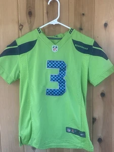 Seattle Seahawks Russell Wilson #3 Nike On Field Trikot limettengrün Jugend Medium - Bild 1 von 7