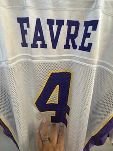 REEBOK Minnesota Vikings Brett Favre # 4 Football Jersey Size 2 XL Team Apparel - Picture 1 of 6