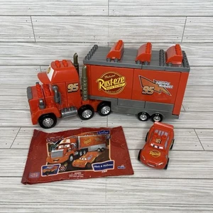 Mega Bloks Disney Pixar Cars 7769 Mack & McQueen Building COMPLETE SET W/ Manual - Picture 1 of 15