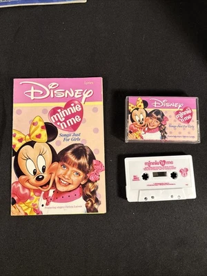 1990 DISNEY Cassette Tape Minnie N’ Me Songs Just For Girls Christa Larson Lyric Foto 1 de 4