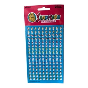 2003 SandyLion Snowman Maxi Stickers 2 Sheets Kromekote Sealed - Picture 1 of 2