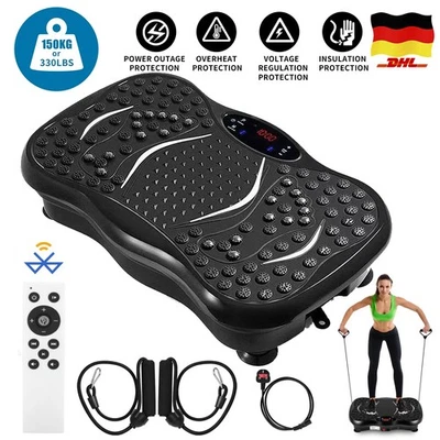 MARKENLOS 3D Vibrationsplatte Vibro shaper Vibrationsgerät Vibrationstrainer Heimtrainer