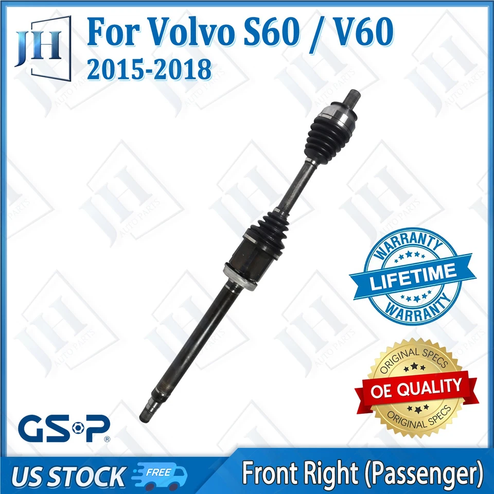 Eje CV pasajero delantero derecho OE para 15 16 17 18 Volvo S60 S80 V60 L4 2,0 L Foto 1 de 4