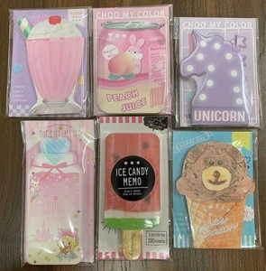 Q-LiA Die Cut Memo Pad Set of 6 Unopened  - Picture 1 of 2
