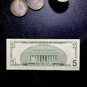 💎 1999 $5 FRN ✨ Star ✨ Note BE/* Block A/U Crisp RARE Alin. ERROR see Pics - Picture 1 of 9