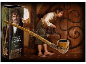 Lo Hobbit La Pipa di Bilbo Beggins Replica 1/1 23 Cm Noble Collection - Imagen 1 de 4
