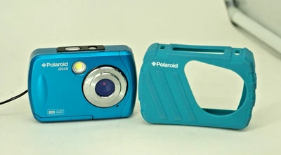Polaroid IS048 Waterproof Instant Sharing 16 MP Digital Camera, Teal - Image 1 of 4