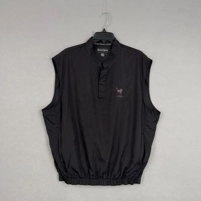 FootJoy Golf Windsirt Chaleco Para Hombres Grande Negro Sin Mangas Pullover Dobladillo Elástico Foto 1 de 4
