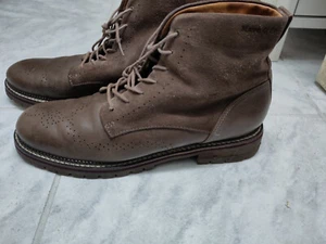 Leder-Boots von Marc o'Polo (unisex) in braun (41) mit Lochmuster - Bild 1 von 11