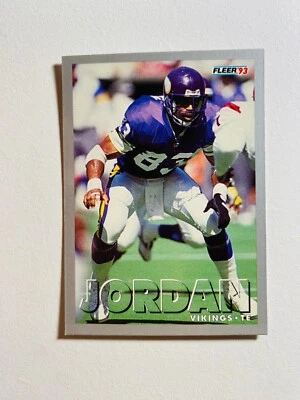 1993 FLEER #296 STEVE JORDAN NM-MT NFL FOOTBALL CARD - Image 1 of 2