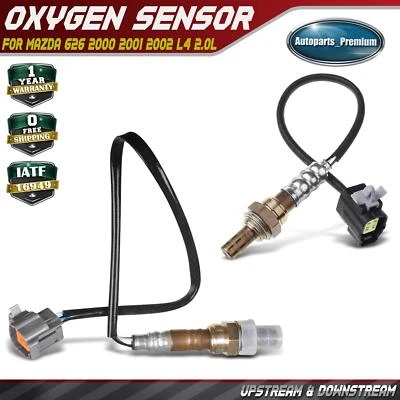 Датчик кислорода восходящий и нисходящий O2 для Mazda 626 2000 2001 2002 L4 2,0 л 2 шт. - Изображение 1 из 4