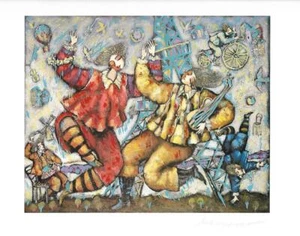 Michael Kachan SERIOLITHOGRAPH - Eiffel Song , with COA - Picture 1 of 1
