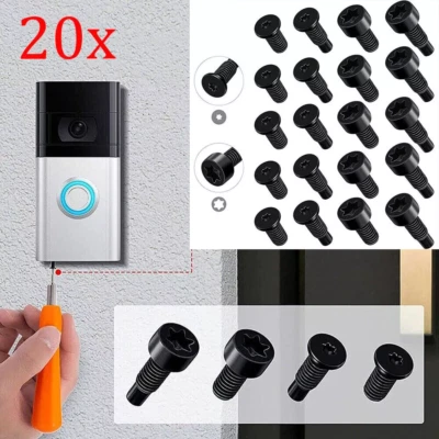 Replacement Ring Doorbell Screws 20x Security Screws Compatible + Video Doorbell - Image 1 of 4