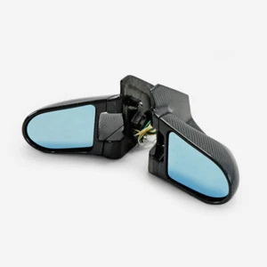 For EVO 7 8 9 CT9A Carbon Fiber Ganador Aero Mirror Rearview Pair RHD - Picture 1 of 9