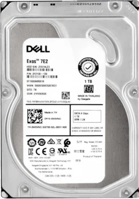 Hard Dell 0W0VNC W0VNC ST1000NM0018 1TB 7200U/Min 128MB SATA III 3.5 " Inch - Image 1 of 3