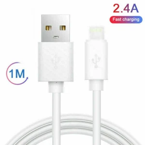 1M Fast Charging USB Cable Cord Data Sync For Iphone 5/5C/5S 6/6S SE XR XS Max - Picture 1 of 8