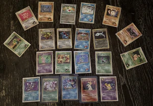 Pokemon TCG Vintage Japanese Holos Commons And A Promo LP-NM Neo Genesis Gym - Picture 1 of 24