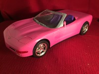 barbie crusin convertible corvette radio control car