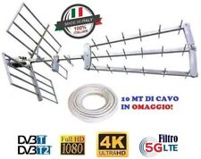 Antenna Tv Esterna Digitale Terrestre Direttiva Alto Guadagno Canali 21-60 UHF