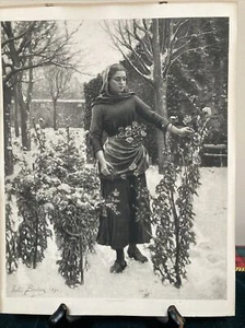 Jules Breton "The Last Flowers" Photogravure Goupil & Co Signed Dated 1890 - Picture 1 of 11