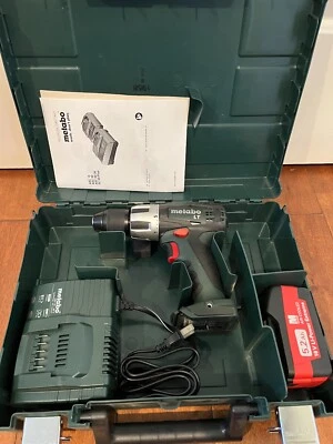 Metabo SB 18 LT 18V Hammer Drill/Driver Kit w 5.2Ah Battery & ASC 30 Charger - Image 1 of 2